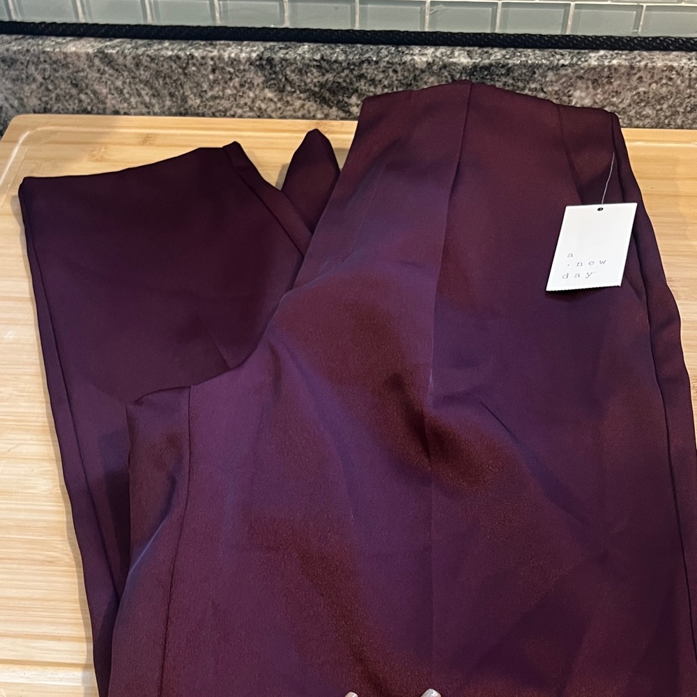 A New Day Deep Red Pants - Picture 6 of 11